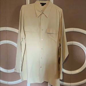 Tulliano Silk Shirt Men’s 2XT Long Sleeves